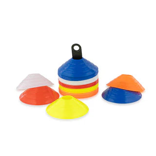 10Pcs Cone Set Football Training Equipment for Kid Pro Disc Cones Agility Exercise Obstacles Avoiding Sport Training Accessories